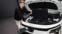 Kia Niro EV (2022) dans le premier échantillon de siège