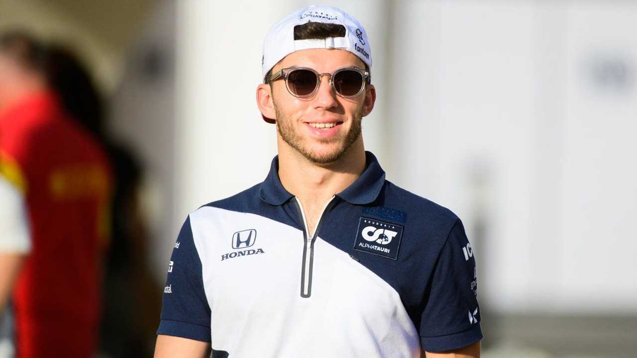 Pierre Gasly at Abu Dhabi GP 2021