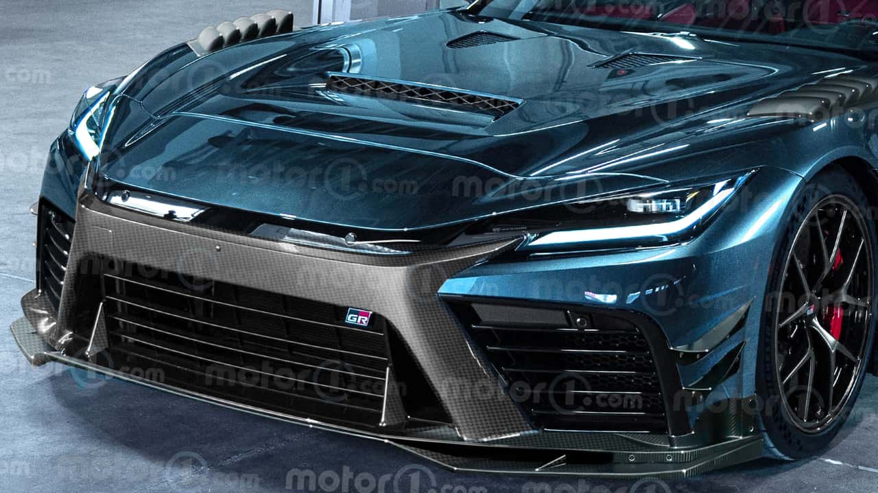 Toyota GR GT Track Pack: Rendering von Motor1.com