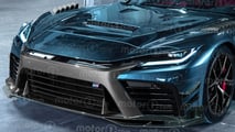 Toyota GR GT „Track Pack“, Rendering von Motor1.com