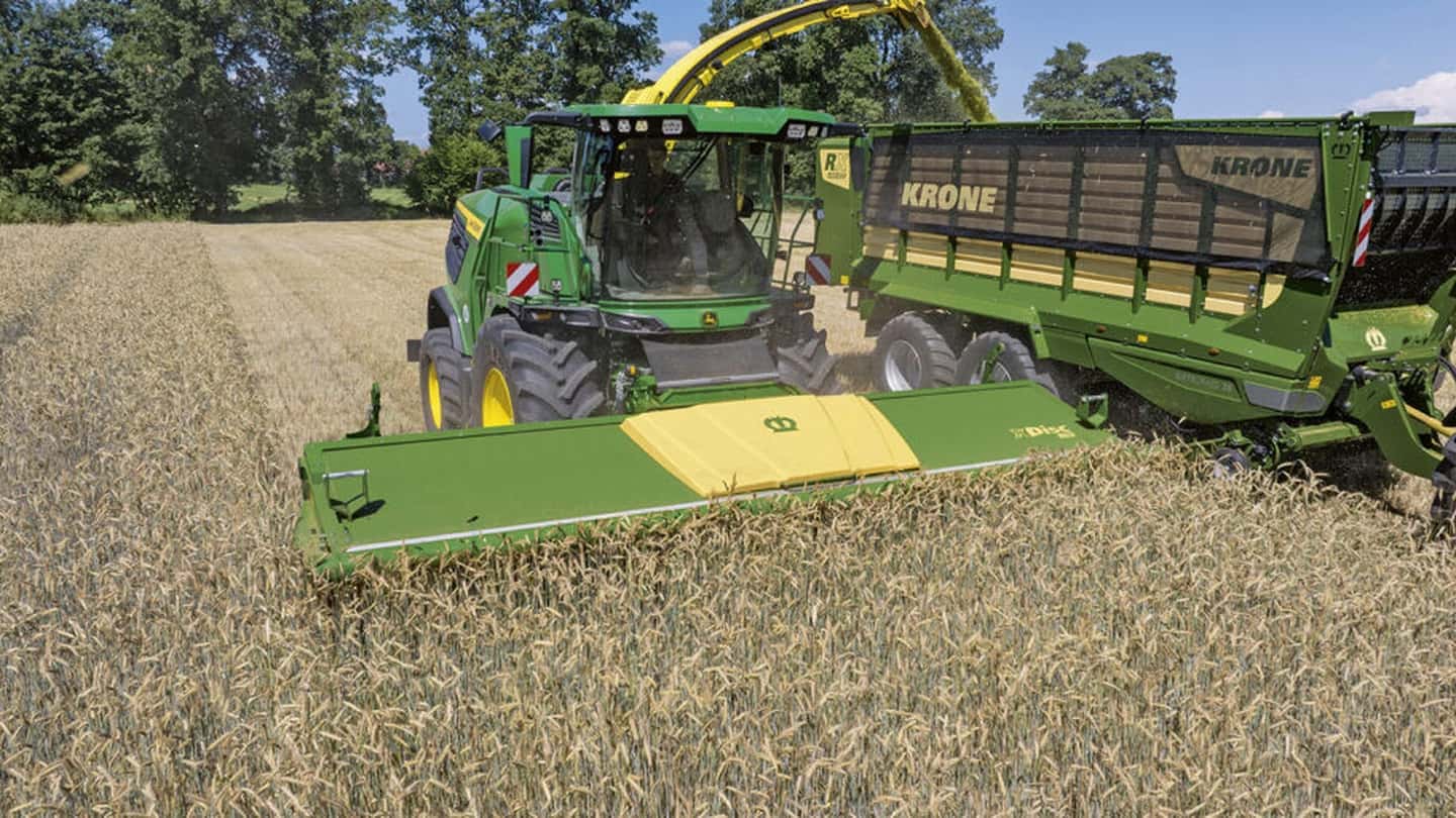 KRONE XDisc 710 compatibile con trince John Deere e New Holland