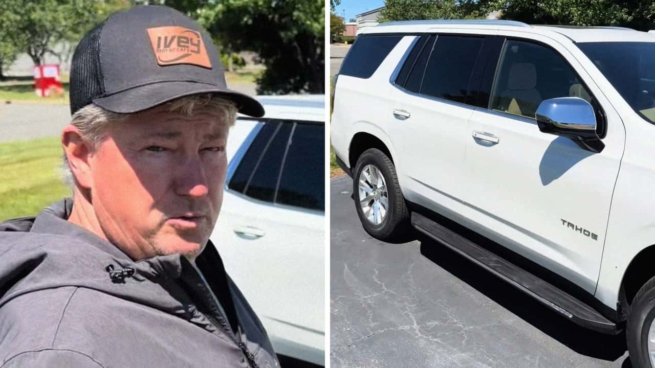Customer offers up Chevrolet Tahoe with ‘perfect CarFax’ report. Then the dealer notices something odd in the front