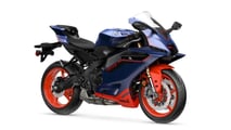 Yamaha R9 Matte Phantom Blue and Fluorescent Red