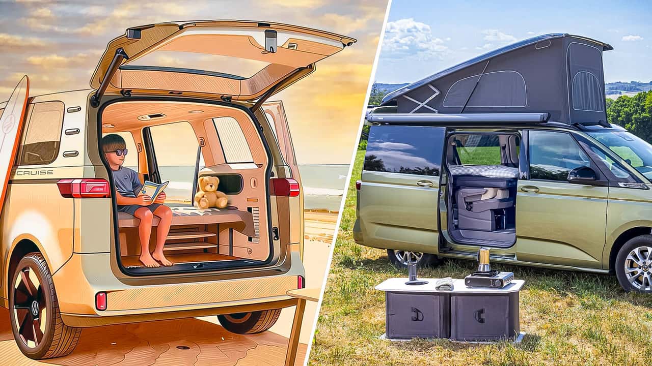 VW California Beach Stuff Bubble und VW ID.California Teaser