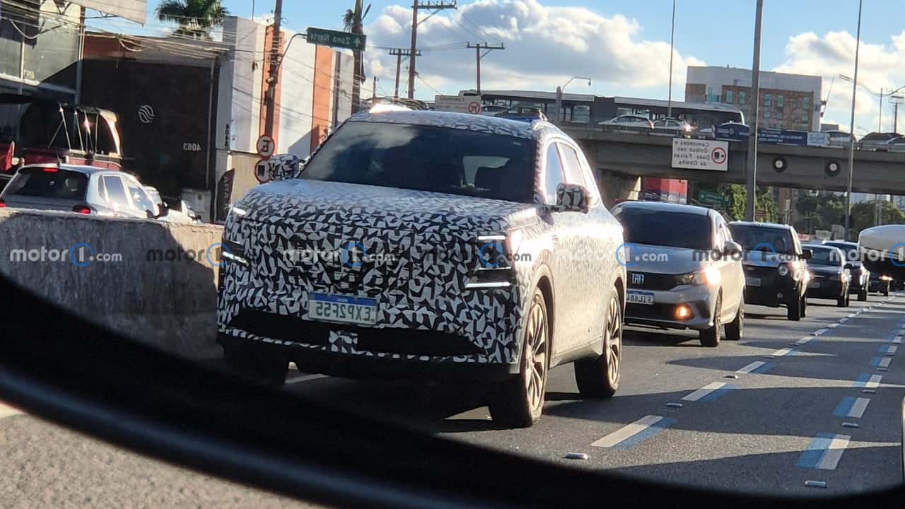 Flagra: CAOA Chagan terá CS75, rival de Tiggo 8, no Brasil