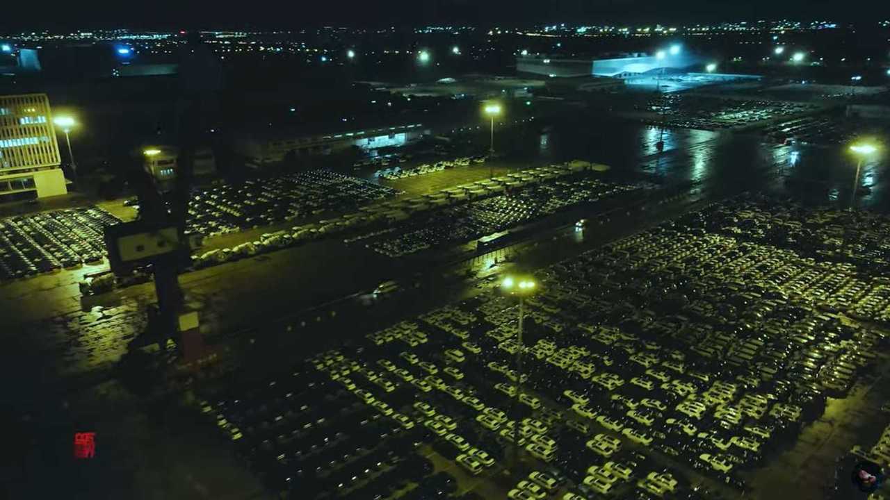 tesla exports shanghai