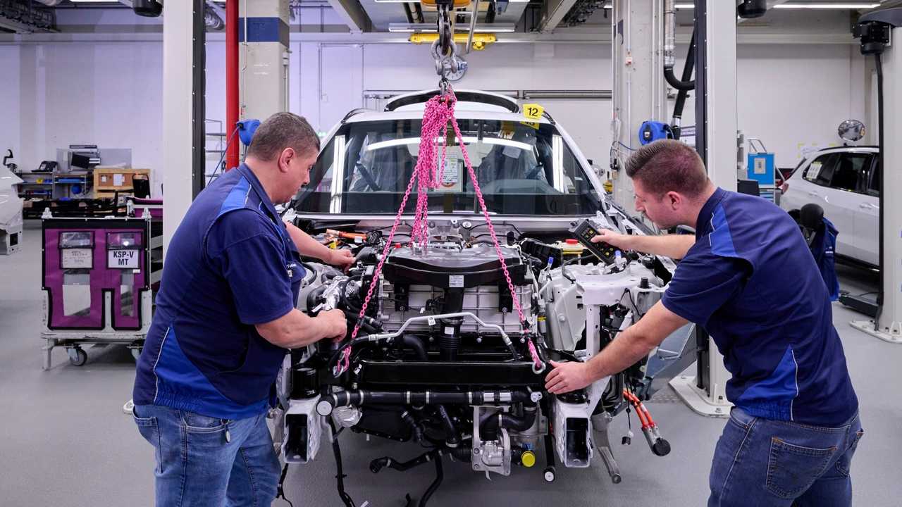 Production BMW iX5 Hydrogen à Munich