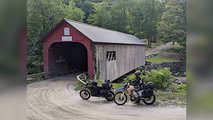 Kevin and Amy Edwards - Zero DSR and Yamaha WR250R Trans Lab Highway Trip 2022 - 6