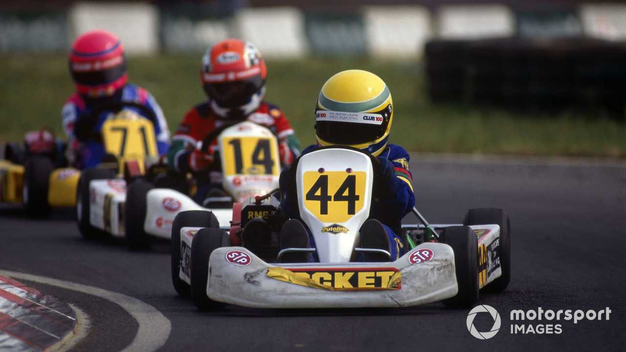 Lewis Hamilton at Super One British Kart Championship 1995