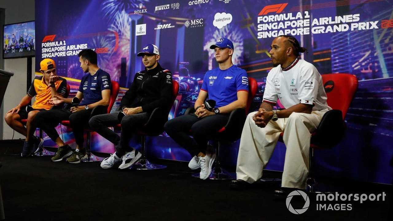 Formula 1 drivers at Singapore GP 2022
