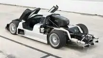 Vista motore Mercedes CLK GTR 2002