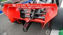 Showcar com pintura de lançamento Audi F1