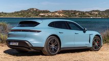 Foto - Porsche Taycan 4S Sport Turismo (2022), prova su strada