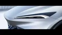 Buick Electra-X Concept front view detail showing the headlight design