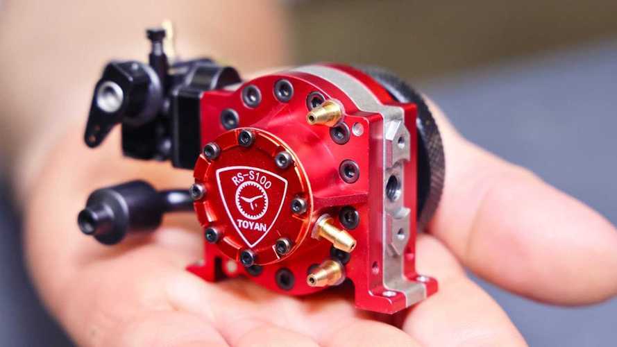 Tiny rotary engine spinning at 30,000 rpm sounds insane