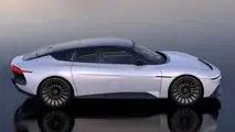 DeLorean Alpha5 exterior side aerial view