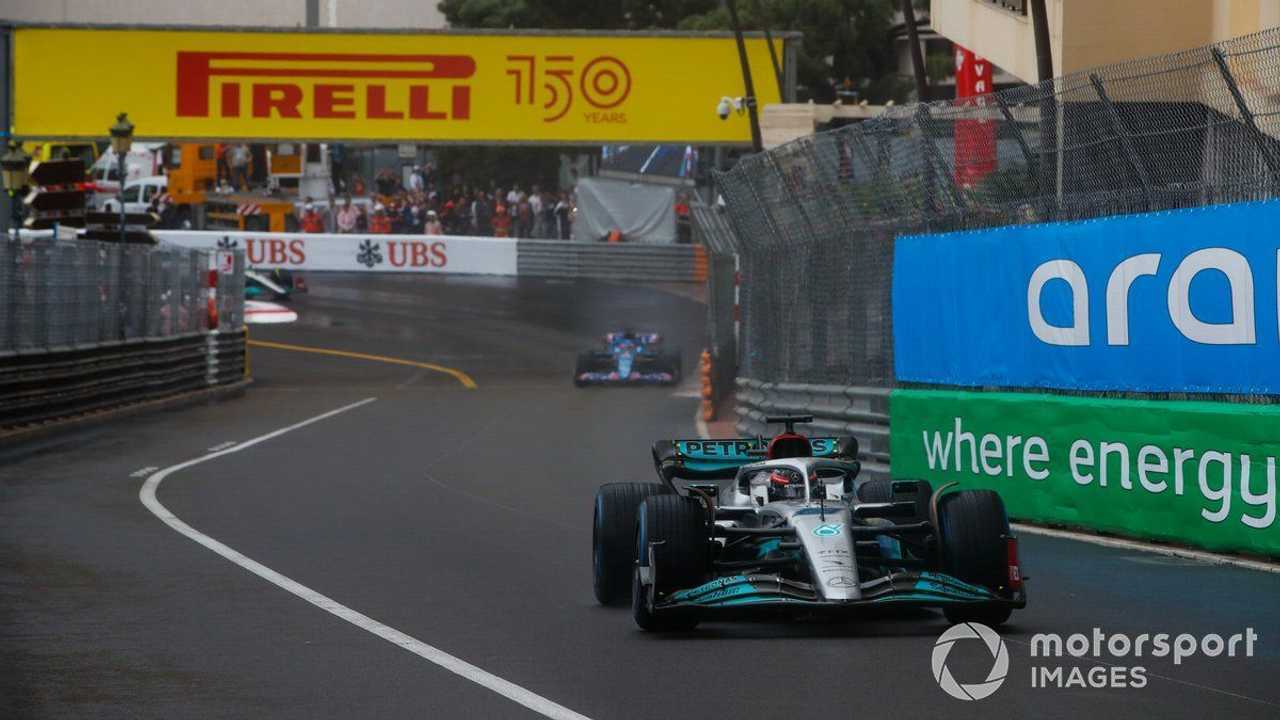 George Russell at Monaco GP 2022