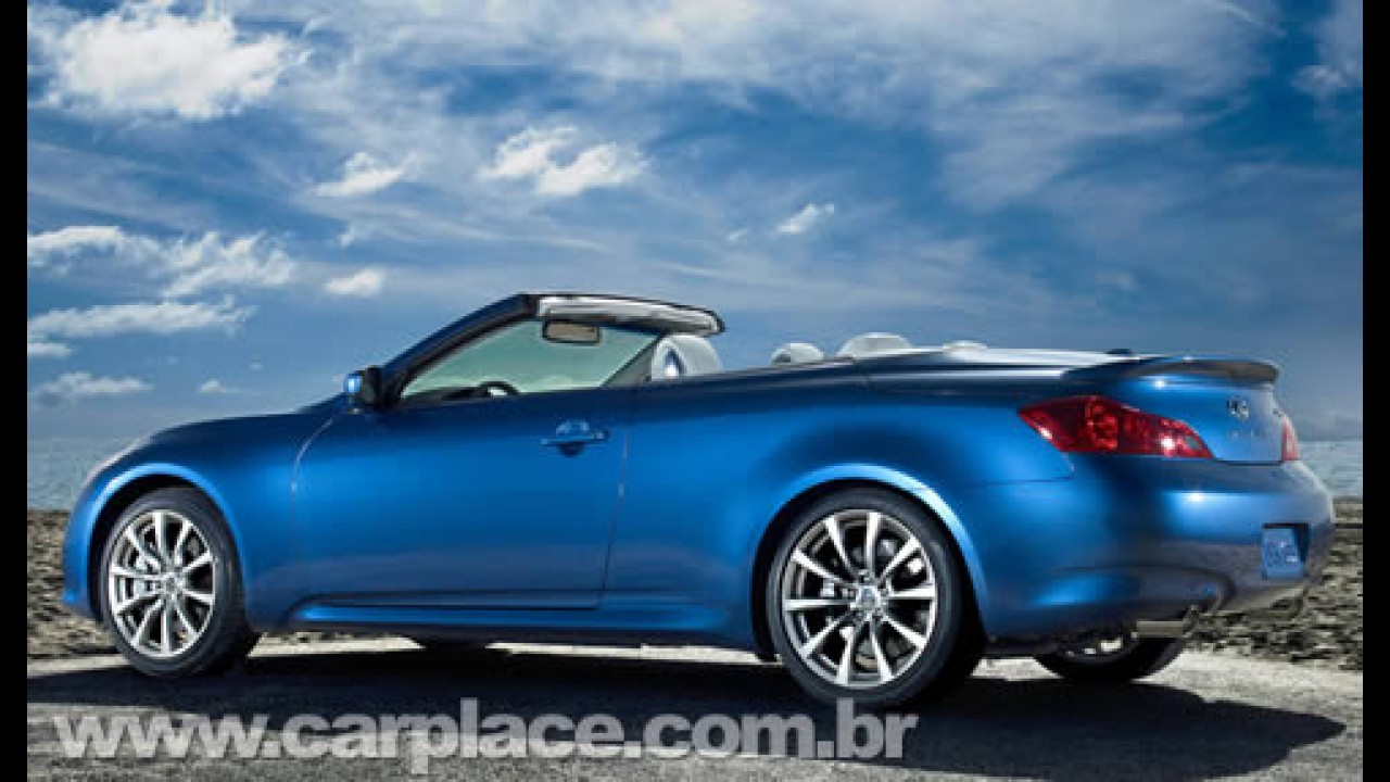 Infiniti G37 Conversível 2009 tem motor V6 3.7 de 330 cavalos da Nissan