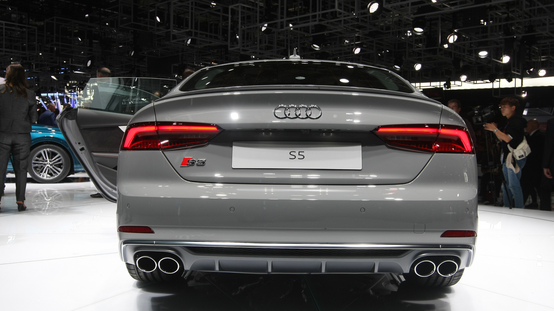 Audi S5 Coupe Sportback Grace Paris With Their Sleek Bos