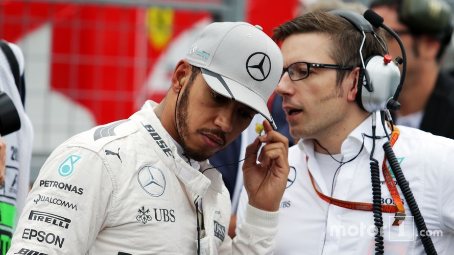 Lewis Hamilton, Mercedes AMG F1 sur la grille