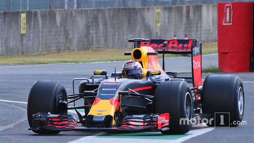 Sébastien Buemi, Red Bull Racing testing the new 2017 Pirelli tires