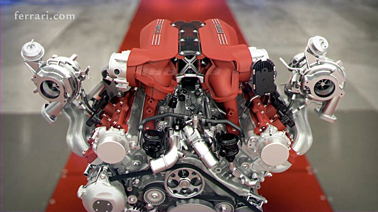 Ferrari 488 GTB engine explainer - 2