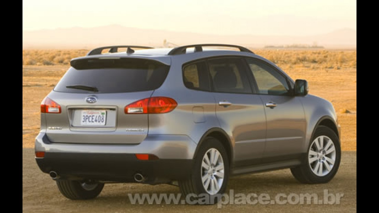 Crossover 4x4 Subaru Tribeca 2008 deve chegar ao Brasil até julho deste ano