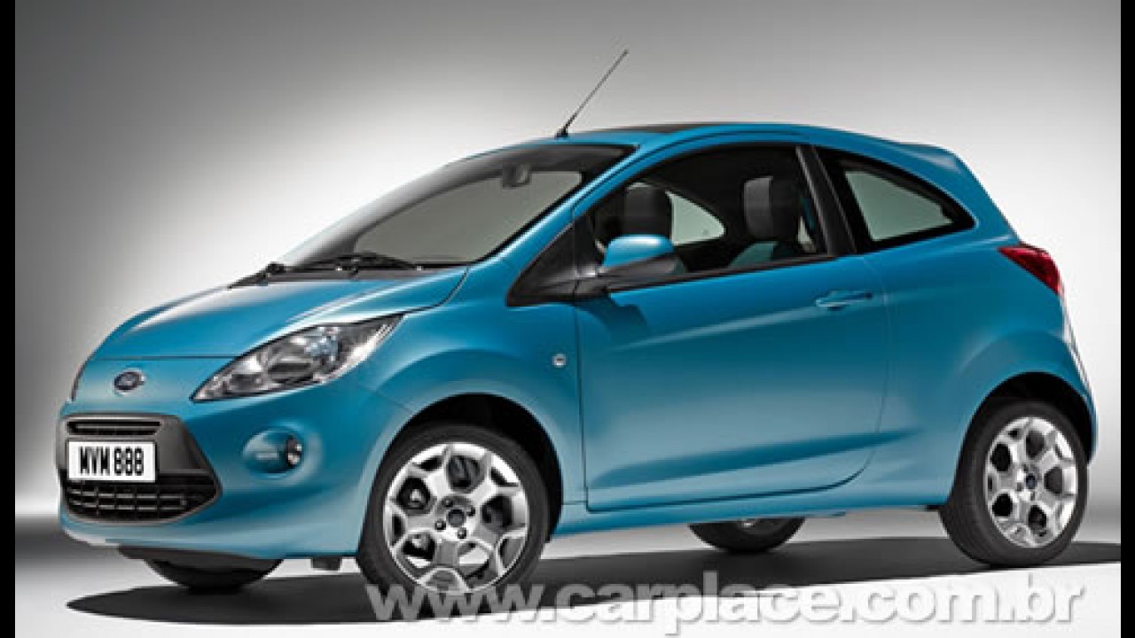 Novo Ford Ka 2009 Europeu: Novas fotos revelam traseira e interior do compacto