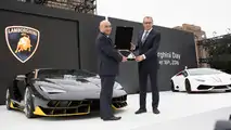 Lamborghini carbon fiber exhibit