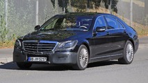 2018 Mercedes S-Class facelift spy photo