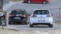 VW Golf R facelift spy photo