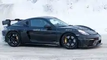 Porsche 718 Cayman GT4 RS Spy Photos Side