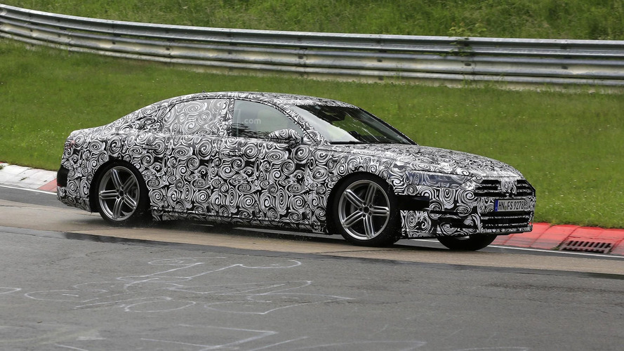 2018 Audi A8 spy photo