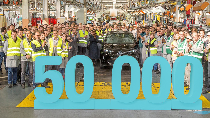 50,000th Renault Zoe rolls off production line