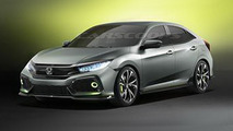 Honda Civic Hatchback concept leaked photo