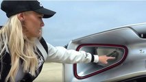 Lotus Evija, la prima guida in un parcheggio