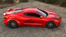 Chevrolet Corvette C8 Ferrari Testarossa Render