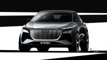 Bilder zum Audi Q4 e-tron teaser