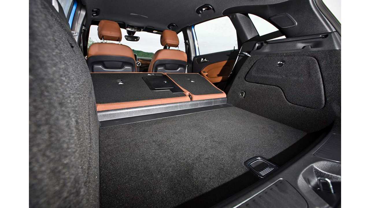 Aside From the 100-Plus Mile Range, The B-Class ED Has Plenty of Cargo Space Too