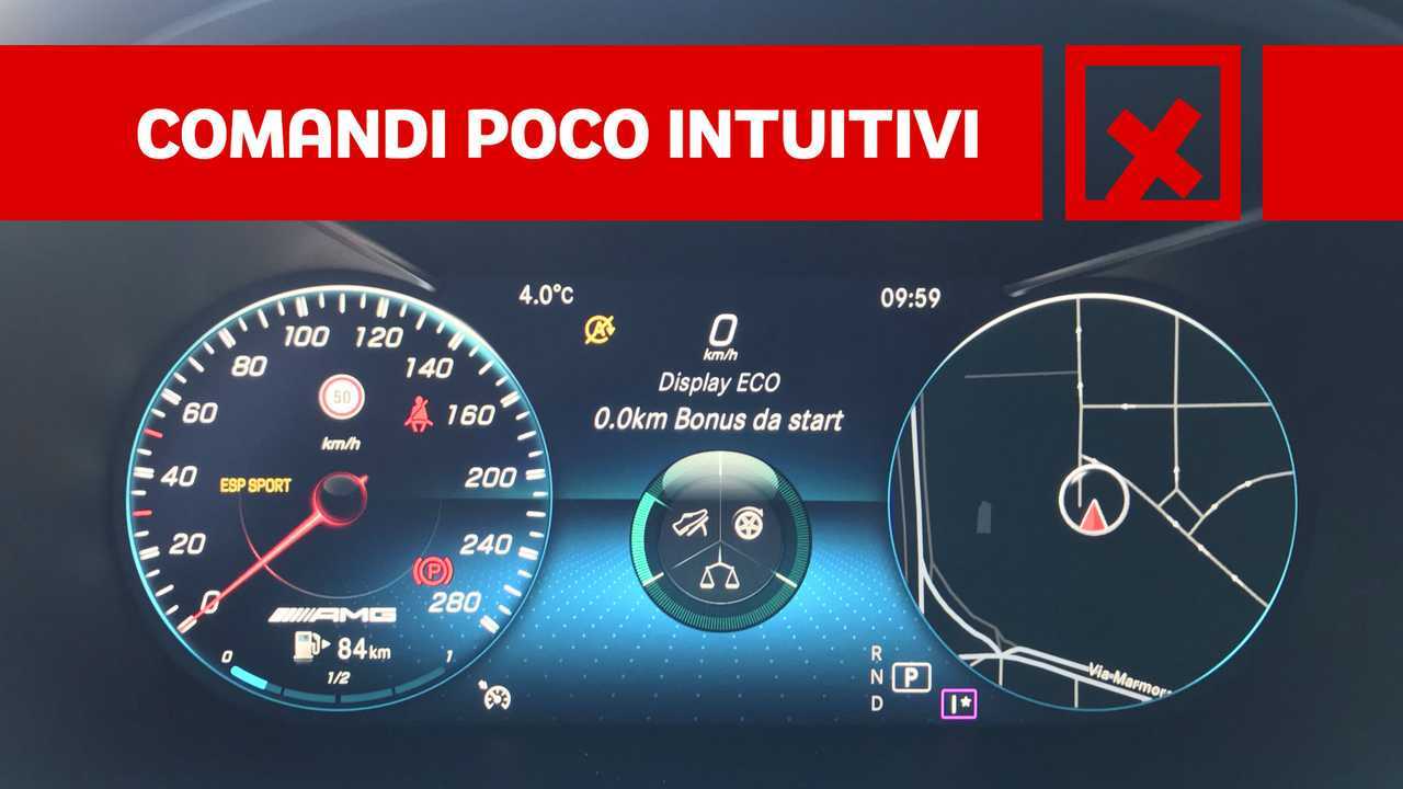 Contro - Comandi poco intuitivi
