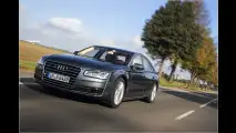 Gelifteter Audi A8: Licht-Gestalt