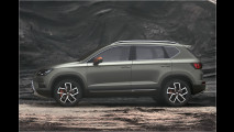 SUV auf dem Offroad-Trip