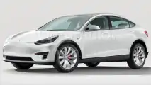 Tesla Model Y, il rendering