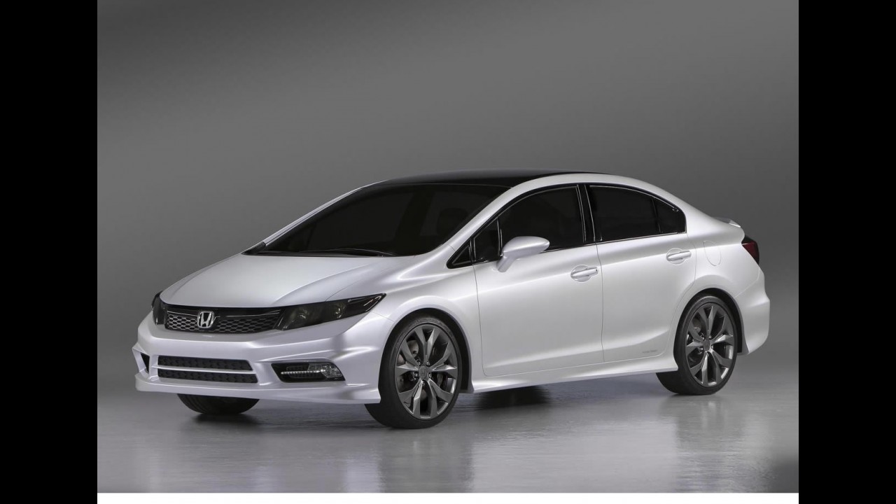 Novo Honda Civic 2012 é apresentado em Detroit disfarçado de conceito - Veja fotos