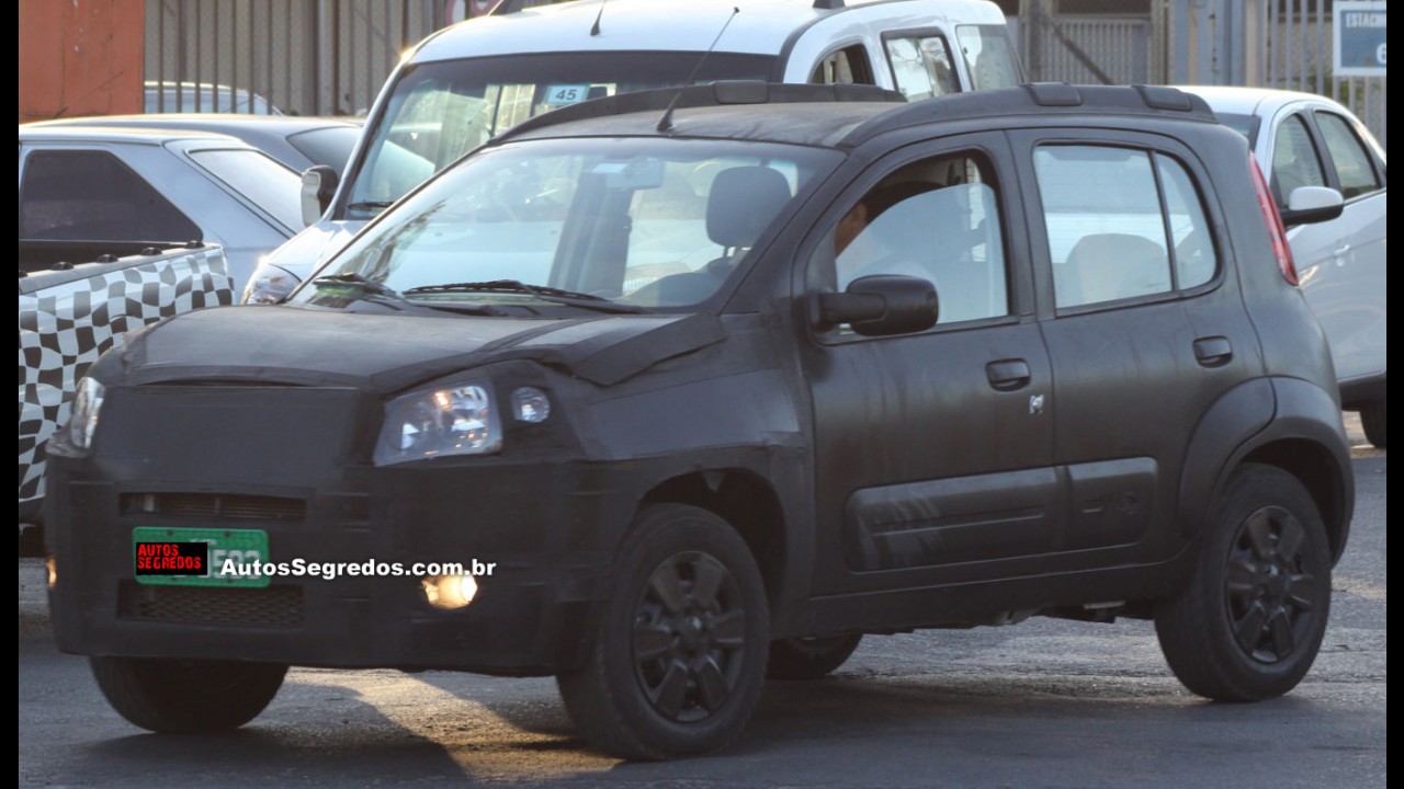 Flagra: Fiat já testa Uno reestilizado e com motor de três cilindros