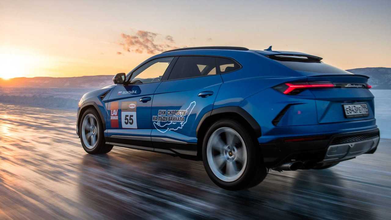 Lamborghini Urus, recórd sobre hielo
