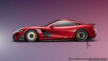Modern Mercedes SLR McLaren Rendering By Georgi Bozhkov