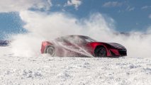 Drako GTE, le foto dei test sulla neve