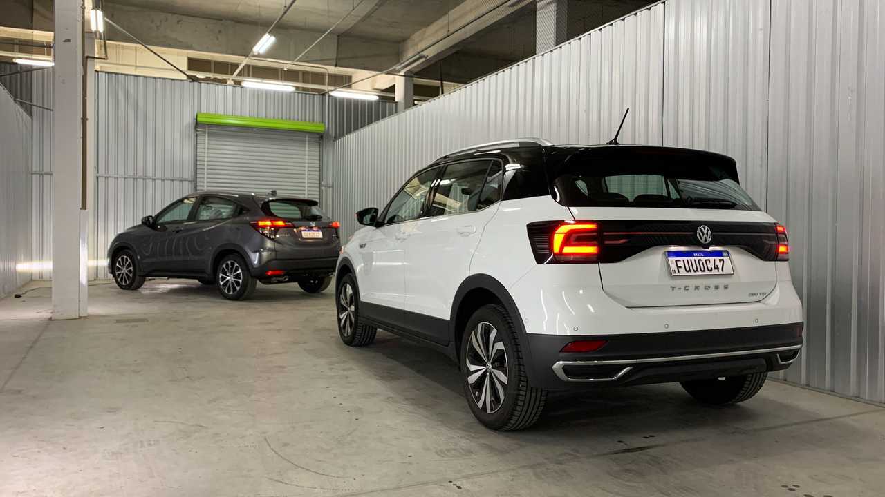 Comparativo: Honda HR-V Touring vs. VW T-Cross Highline