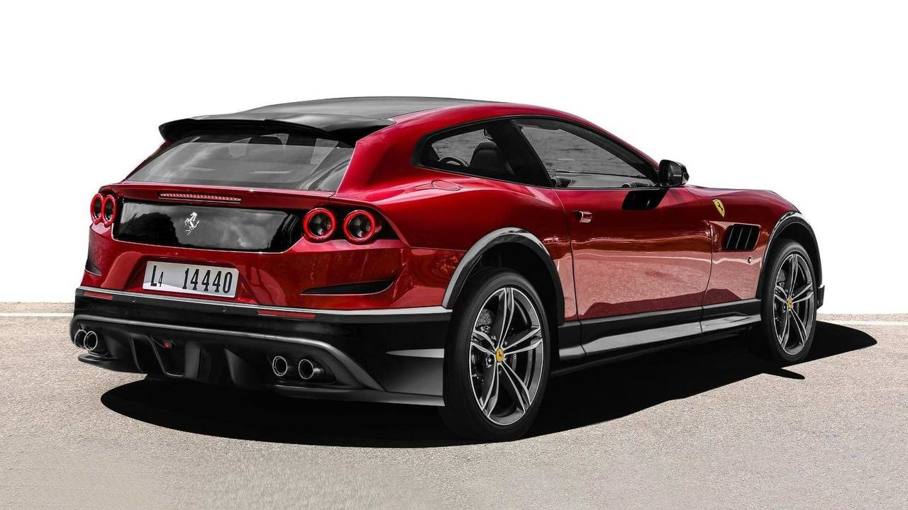 Recreaciones del futuro Ferrari SUV